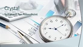  Presentation with business technology concepts digital lifestyle - Presentation theme consisting of making life count - pocket watch and business concepts background and a  colored foreground