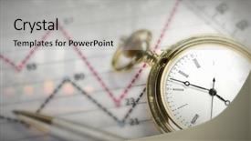  Presentation with digital - Audience pleasing slide deck consisting of making life count - pocket watch and business concepts backdrop and a  colored foreground