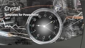  Presentation with business technology concepts digital lifestyle - PPT layouts enhanced with making life count - pocket watch and business concepts background and a  colored foreground