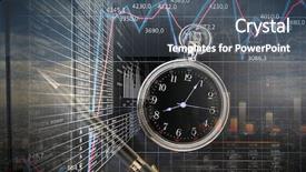  Presentation with business technology concepts digital lifestyle - Slide deck consisting of making life count - pocket watch and business concepts background and a  colored foreground