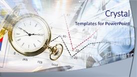  Presentation with business technology concepts digital lifestyle - Beautiful slide set featuring making life count - pocket watch and business concepts backdrop and a  colored foreground