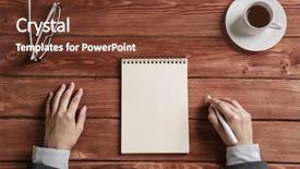  Presentation with forget - Cool new presentation theme with making notes not to forget backdrop and a  colored foreground