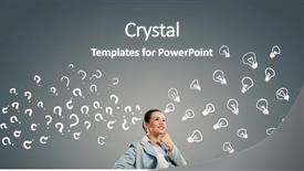  Presentation with decision making - Theme having making right desicion background and a  colored foreground