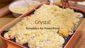  Presentation with octopus - Slide deck enhanced with making-takoyaki-octopus-ball background and a yellow colored foreground