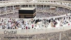  Presentation with makkah - PPT layouts having sunrise gold coast australia background and a light gray colored foreground