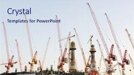  Presentation with kaaba mecca - PPT layouts consisting of mecca - july 21 construction cranes background and a sky blue colored foreground