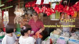  Presentation with malacca - PPT theme with malacca-february-16-a-shopkeeper background and a tawny brown colored foreground