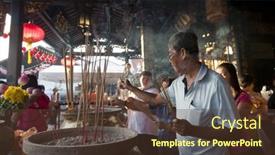  Presentation with malacca - Presentation having malacca-february-16-devotees-pray background and a tawny brown colored foreground