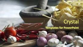  Presentation with raya - Beautiful PPT theme featuring malay house - peparation for the raya backdrop and a tawny brown colored foreground