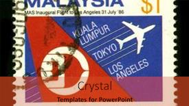  Presentation with malaysia flag - Slides enhanced with malaysia-circa-1986-a-stamp background and a red colored foreground