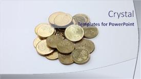  Presentation with malaysia - Beautiful slide set featuring malaysia-currency-coins backdrop and a sky blue colored foreground