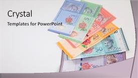  Presentation with ringgit malaysia - Beautiful PPT layouts featuring malaysia currency one five ten fifty and hundred ringgit backdrop and a light gray colored foreground