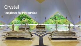  Presentation with kuala lumpur - PPT theme enhanced with malaysia national mosque - kuala lumpur background and a gray colored foreground