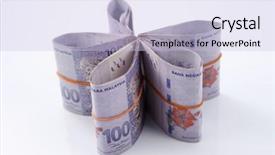  Presentation with ringgit malaysia - Cool new slide set with malaysia-one-hundred-ringgit backdrop and a light blue colored foreground