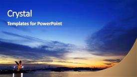  Presentation with eagle - Presentation enhanced with malaysian sculpture - eagle symbol in kuah town background and a royal blue colored foreground