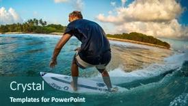  Presentation with ocean wave - 