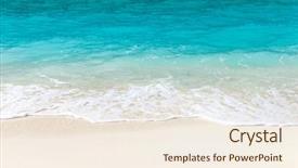  Presentation with maldives - Amazing PPT theme having maldives island with white sandy backdrop and a  colored foreground