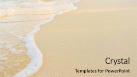  Presentation with maldives - Audience pleasing PPT layouts consisting of maldives island with white sandy backdrop and a lemonade colored foreground