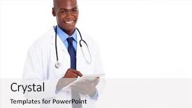  Presentation with doctor african - Slide set having winter of shirakawago with snow falling japan background and a sky blue colored foreground