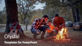  Presentation with wood - Amazing slide set having male-child-with-dad backdrop and a tawny brown colored foreground