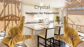  Presentation with contractor - Amazing slide deck having male-contractor-hands-framing-completed backdrop and a lemonade colored foreground