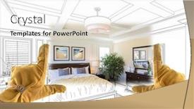  Presentation with contractor - Cool new slides with male-contractor-hands-framing-completed backdrop and a white colored foreground