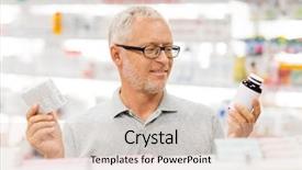  Presentation with drugs - Slide deck having male customer choosing between drug background and a lemonade colored foreground