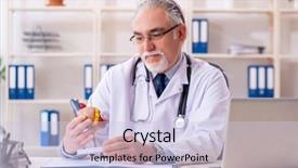  Presentation with coronary heart disease - Amazing presentation theme having male doctor cardiologist with heart backdrop and a lemonade colored foreground