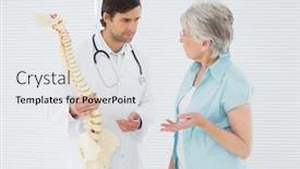  Presentation with spine - Amazing presentation theme having wooden background modern molecular backdrop and a tawny brown colored foreground