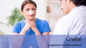  Presentation with plastic surgery - Cool new slides with male doctor for plastic surgery backdrop and a  colored foreground