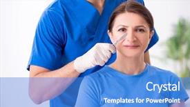  Presentation with plastic surgery - Amazing slide deck having male doctor for plastic surgery backdrop and a  colored foreground
