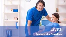  Presentation with plastic surgery - Cool new theme with male doctor for plastic surgery backdrop and a  colored foreground