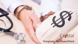  Presentation with lawyer - Presentation having male-doctor-in-courthouse-meeting background and a lemonade colored foreground