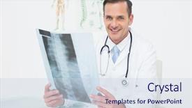  Presentation with x ray equipment for medical - Beautiful presentation theme featuring juicy liver cutlets with pomegranate seeds on a clay bowl the top view backdrop and a seafoam green colored foreground