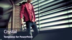  Presentation with good neighbor - Beautiful slide set featuring t avoid it moving forward backdrop and a  colored foreground.