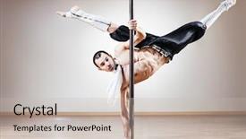  Presentation with dance beautiful couple dancing ballroom - Slides having large banyan tree grove in black and white background and a gray colored foreground