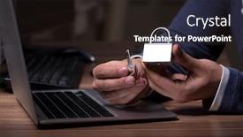  Presentation with firewall - Cool new PPT theme with male-hacker-hacking-security-firewall backdrop and a wine colored foreground