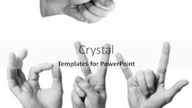  Presentation with black hand - Presentation with male-hand-demonstrates-various-gestures background and a  colored foreground