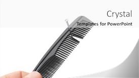  Presentation with nail - PPT layouts featuring male-hand-holding-a-black background and a white colored foreground