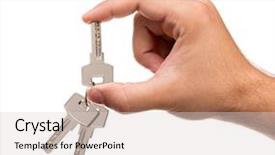  Presentation with hand holding colorful brain sketch - Audience pleasing slides consisting of male hand holding keys isolated backdrop and a lemonade colored foreground