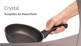  Presentation with black hand - Presentation theme consisting of male-hand-holding-simple-new background and a white colored foreground