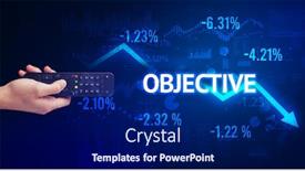 Presentation with objective - Presentation with male-hand-holding-wireless-peripheral background and a navy blue colored foreground