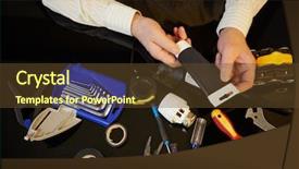  Presentation with black wedding holding hands - Colorful presentation theme enhanced with male hands hold black tube backdrop and a  colored foreground