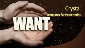  Presentation with hands and word volunteer - Colorful presentation enhanced with male hands on soil background backdrop and a  colored foreground