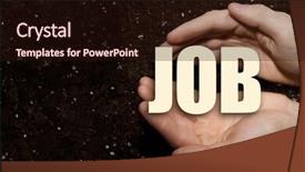  Presentation with soil - PPT layouts having male hands on soil background background and a  colored foreground