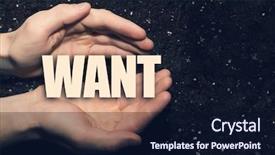  Presentation with soil - PPT theme featuring male hands on soil background background and a wine colored foreground