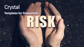  Presentation with soil - Audience pleasing slides consisting of male hands on soil background backdrop and a wine colored foreground