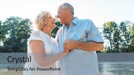  Presentation with romantic love - Cool new theme with male holding hands - low-angle side view portrait backdrop and a light blue colored foreground