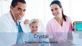  Presentation with pulse - Slide set having male nurse hand - doctor checking the pulse background and a  colored foreground