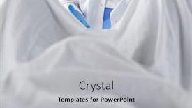  Presentation with male nurse - Beautiful slides featuring male-obstetrician-and-scrubs-nurse backdrop and a light gray colored foreground